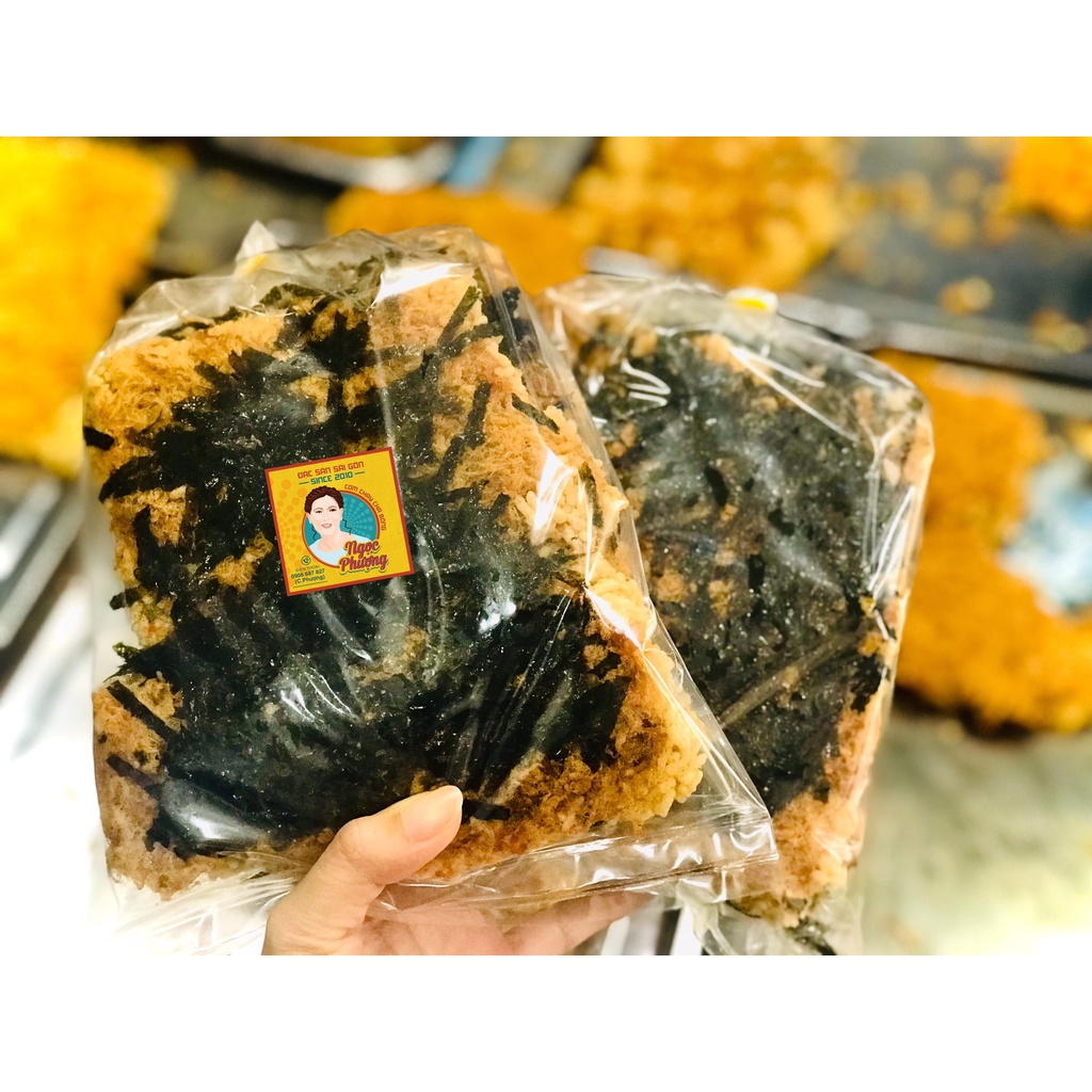 CƠM CHÁY CHÀ BÔNG RONG BIỂN 500G - NGỌC PHƯỢNG