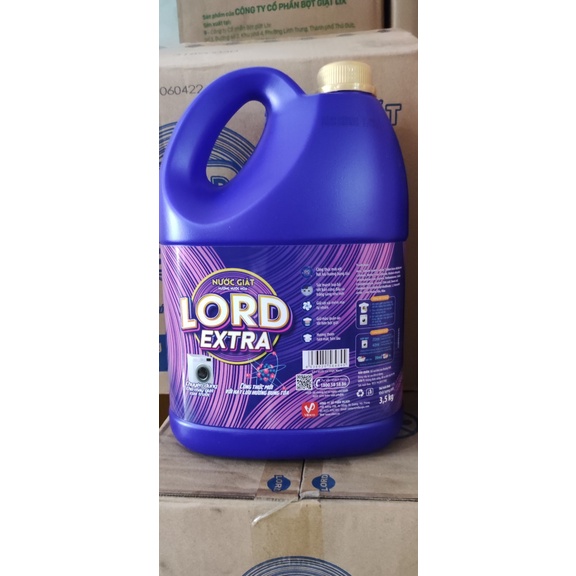 Nước giặt Lord Extra cao cấp khử mùi ẩm mốc, giữ màu quần áo 3.5kg