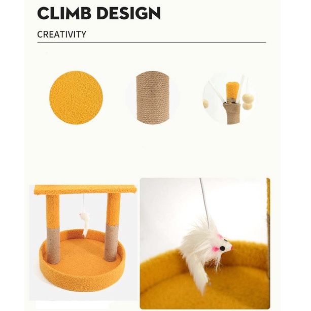 Trụ cào móng CATTREE nhà cây leo trèo cho mèo.