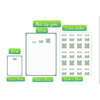 SET GIẤY NOTE VÀ STICKER DÁN (đọc kĩ thông tin sản phẩm)