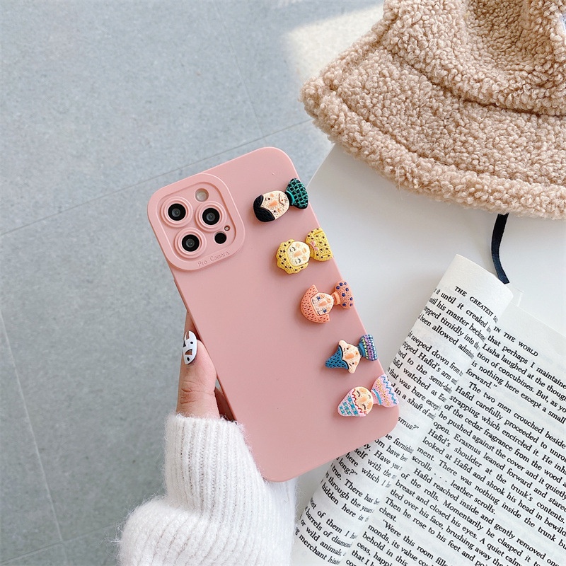 Ốp Điện Thoại Họa Tiết 3D Đáng Yêu Cho Samsung Galaxy A11 A12 A72 A52 A20S A50 A51 A71 A22 4G 5G A10S A20S A02 A03S A21S