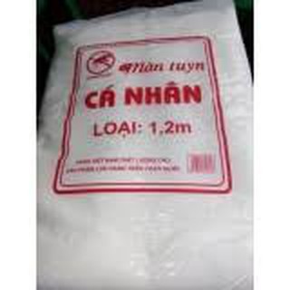Màn tuyn cá nhân màu trắng- xanh