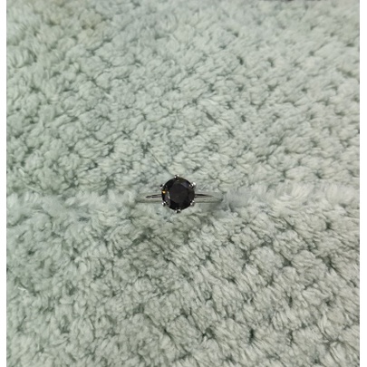 Nhẫn Bạc S925 One Carat Moissanite Sáu Prongs 8 Trái Tim 8 Mũi Tên