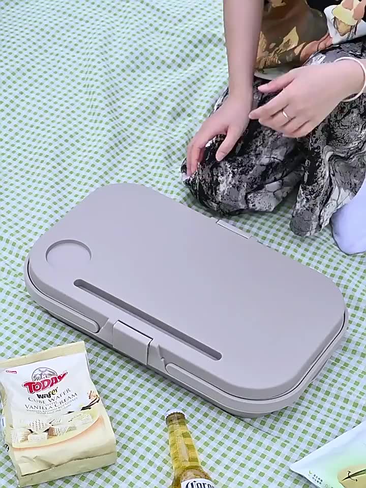 Hộp đựng đồ kiếm bàn ăn gập gọn - Khay đựng đồ hoa - Thớt thái khi đi du lịch - Giỏ đựng đồ dã ngoại có tay cầm đa năng | BigBuy360 - bigbuy360.vn