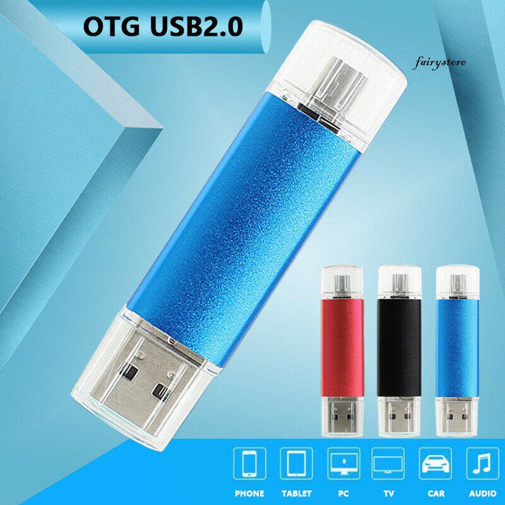 Thẻ Nhớ Fs + 1 / 2tb Usb 2.0 Otg 2 Trong 1 Cho Điện Thoại Android