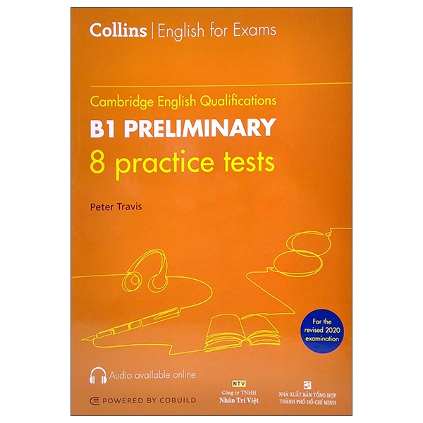 Sách Cambridge English Qualifications - B1 Preliminary - 8 Practice Tests