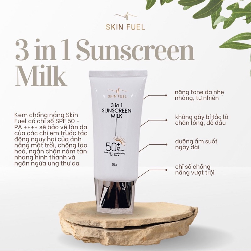 KEM CHỐNG NẮNG 3in1 SKIN FUEL