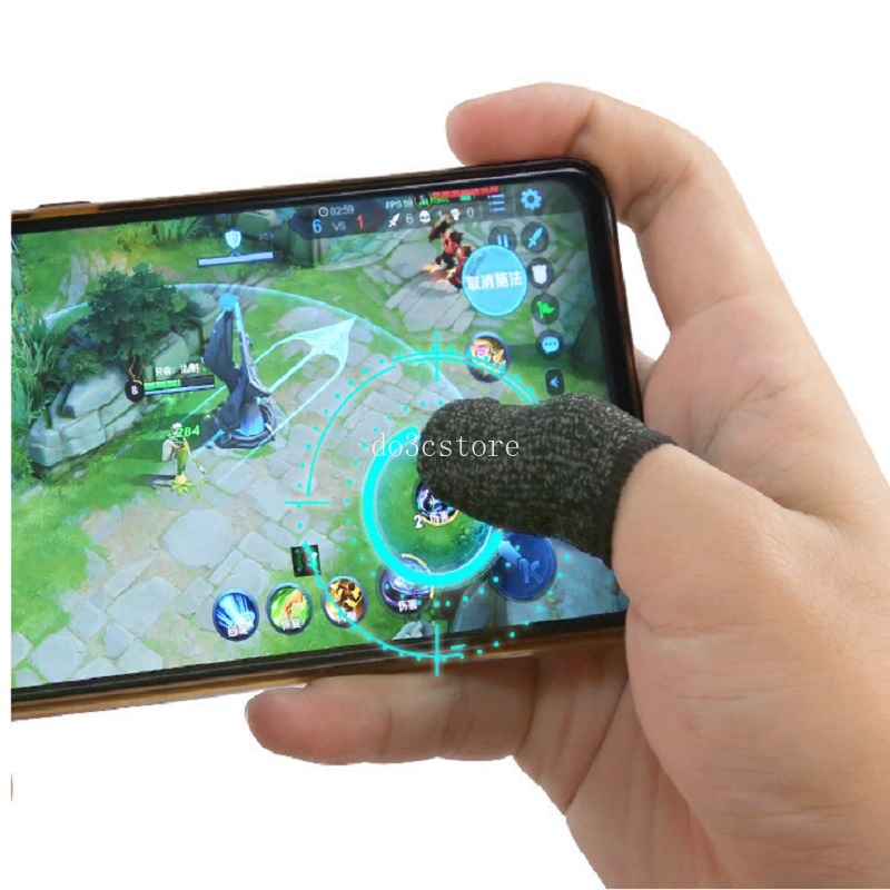 Bao tay chơi game Finger Tips sợi bạc cao cấp, Găng tay chơi game tăng độ nhạy cảm ứng, chống mồ hôi tay