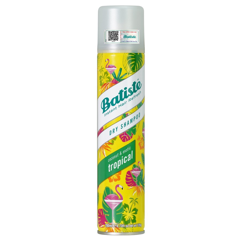 Dầu Gội Khô Batiste Dry Shampoo 200ml