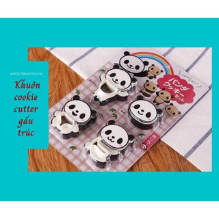 Khuôn cookie cutter gấu trúc