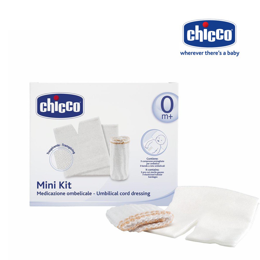 ♧☸Bộ băng gạc quấn rốn Chicco