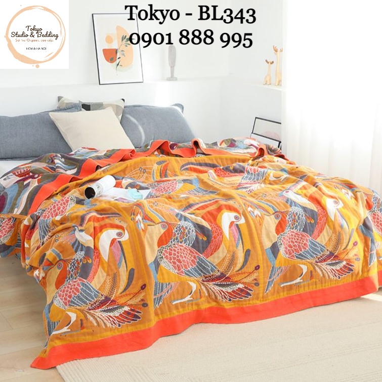 S88_Chăn Xô Organic Cotton Dòng Cao Cấp