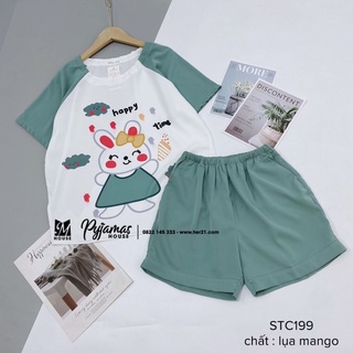 Bộ lụa mango cộc đùi