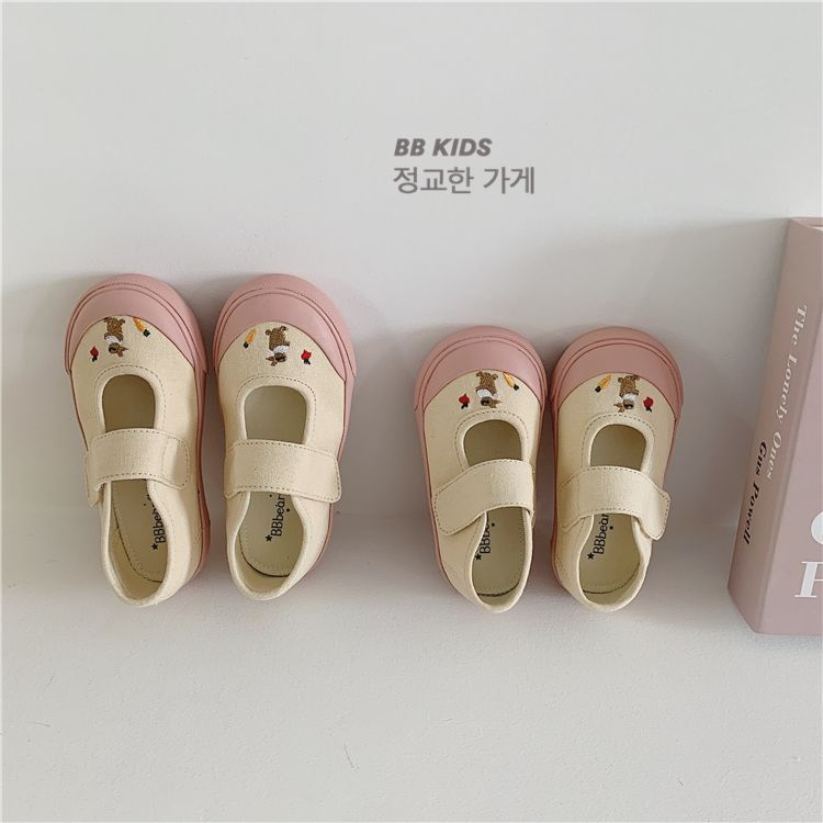 Giày Lười Vải Canvas Đế Mềm Nhẹ Thoải Mái Thời Trang Mùa Xuân Cho Bé Gái
