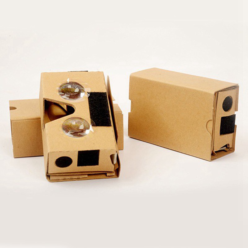 2PCS 3D Glasses for Google Cardboard V2 VR 4.5-6 Inch Smartphone N7VN