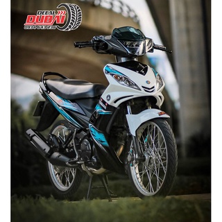 Tem Trùm Exciter 2010 Trắng Xanh