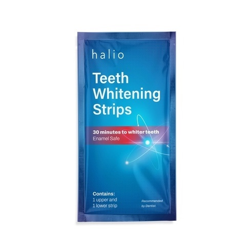 Combo Máy Tăm Halio Oral Irrigator và Set 7 miếng dán trắng răng