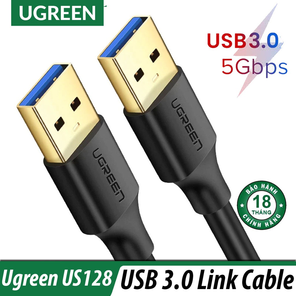 Cáp USB 3.0 sang USB 3.0 Ugreen 10369 10370 30149 10371 US128 (2 đầu đực) CHính Hãng