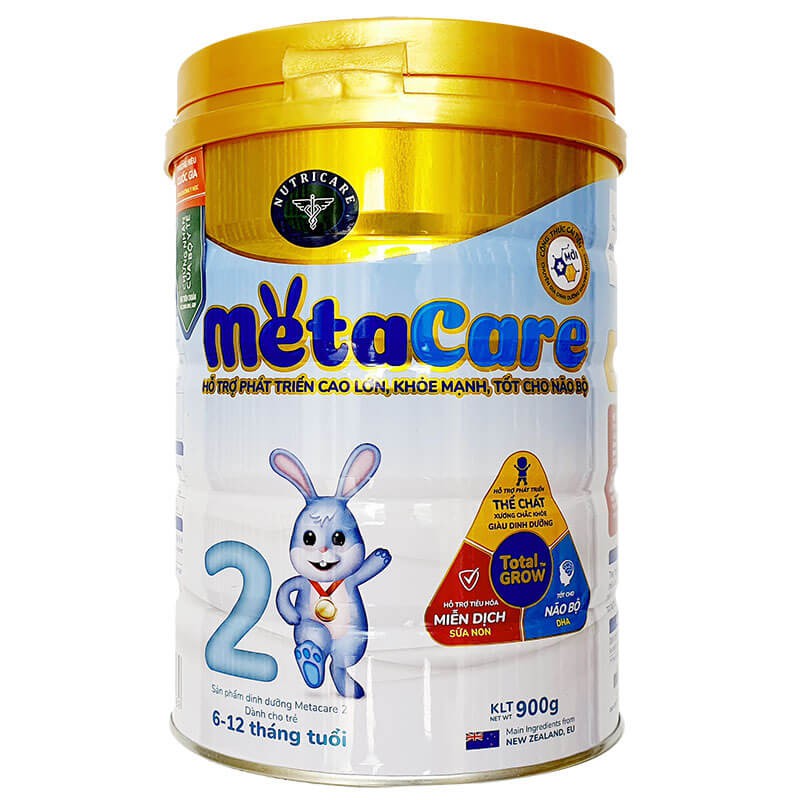 Sữa Meta Care 2 900g Mới Chính hãng👨‍❤️‍💋‍👨Freeship👨‍❤️‍💋‍👨Phát triển trí não