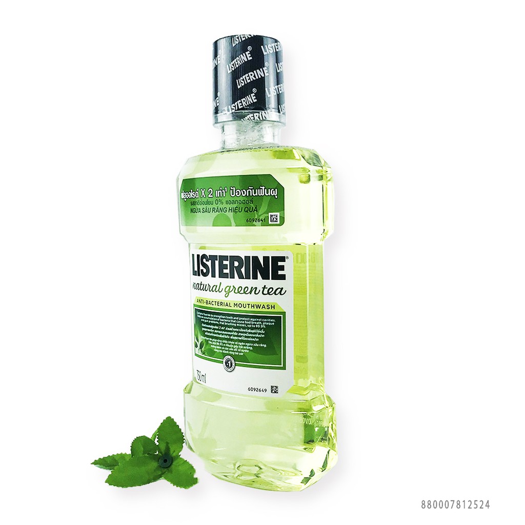 Nước súc miệng Listerine Cool Mint - Green Tea - Thái Lan 250ML