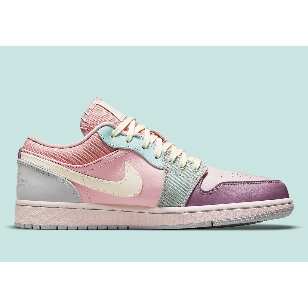 (AUTHENTIC 100%) Giày Sneaker Thể Thao Unisex NIKE Air Jordan 1 Low Multicolor DJ5196-615 Chính Hãng 100%