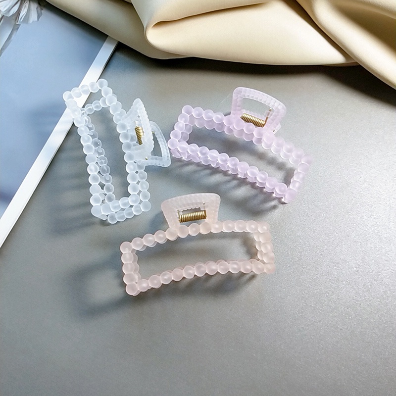 Kẹp tóc trong suốt phong cách Hàn Quốc thời trang cho nữ