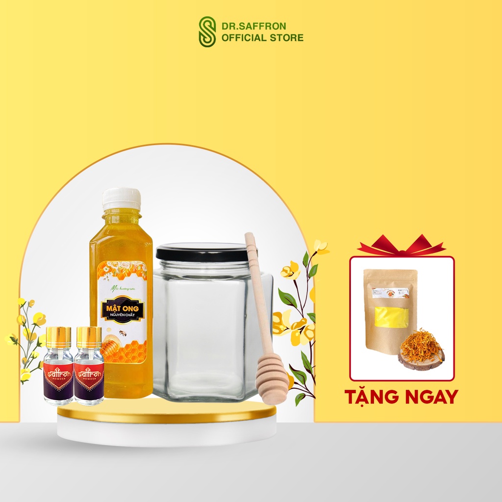 Set 2gr Saffron ngâm mật ong thương hiệu Saffron Việt Nam