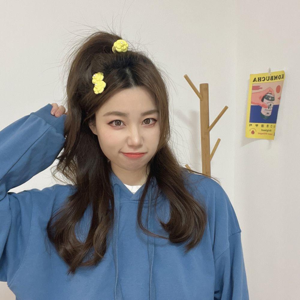 Dây Cột Tóc VANES1 Màu Kẹo Ngọt Kiểu Hàn Quốc Dễ Thương Cho Nữ