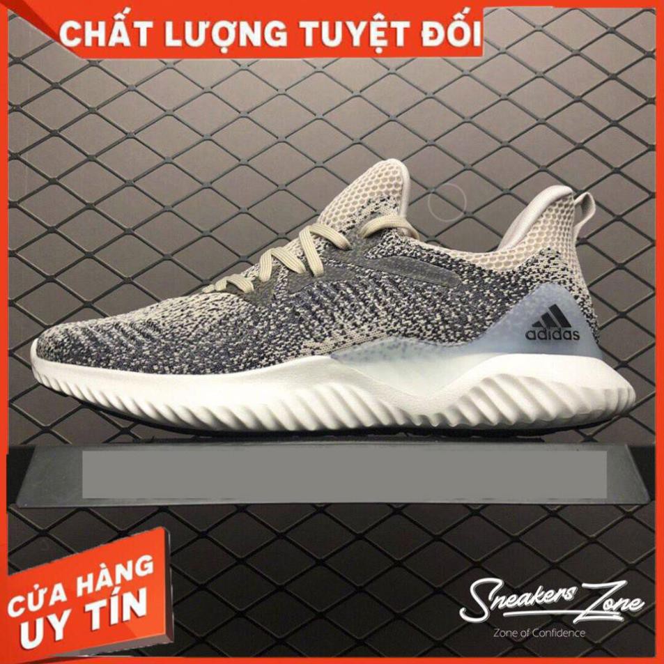 (FREE SHIP + HỘP + QUÀ) Giày thể thao sneaker nam nữ ALPHABOUNCE Beyond 2018 Grey black Xám muối tiêu ʹ