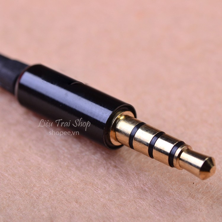 Cáp nối dài tai nghe 3.5mm 4 vòng cáp 3.5mm kéo dài tai nghe 1.2 mét