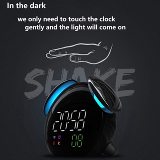 Đồng Hồ Báo Thức Thông Minh Mini Có Đèn Led