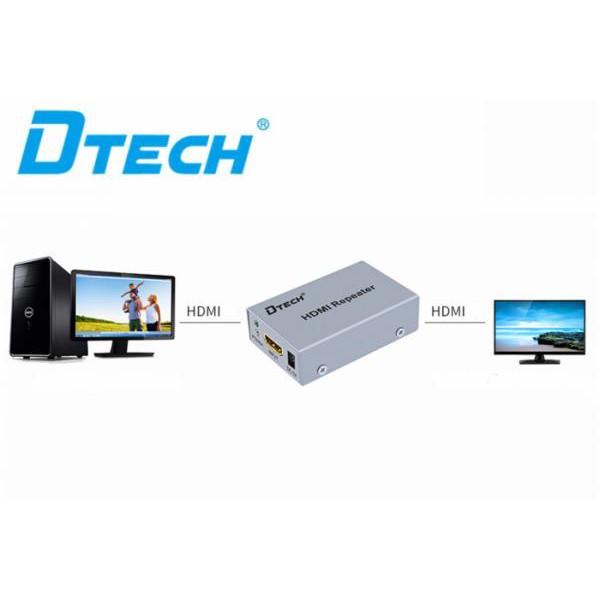 MULTI HDMI REPEATER DTECH 225MHZ DT 7042 , BỘ NỐI DÀI KHUẾCH ĐẠI TÍN HIỆU CÁP HDMI