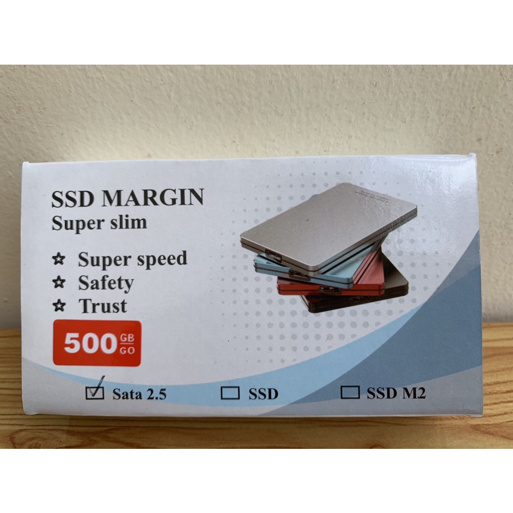 Ổ cứng di động Seagate Backup Plus Slim, SSK, Margin 500Gb Usb 3.0 Tặng túi chống sốc