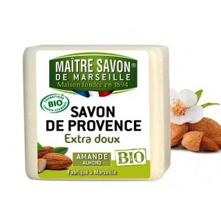 Xà phòng pháp hữu cơ chiết xuất hạnh nhân - hiệu maitre savon de marseille