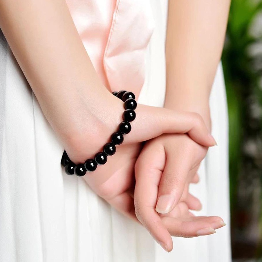 Vòng Phong Thuỷ Đá Đen May Mắn