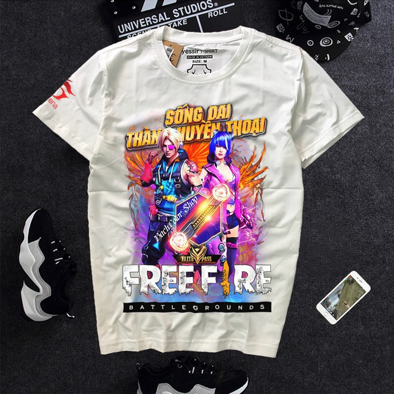 Giá sỉ áo thun in hình Game  theo yêu cầu chất lượng