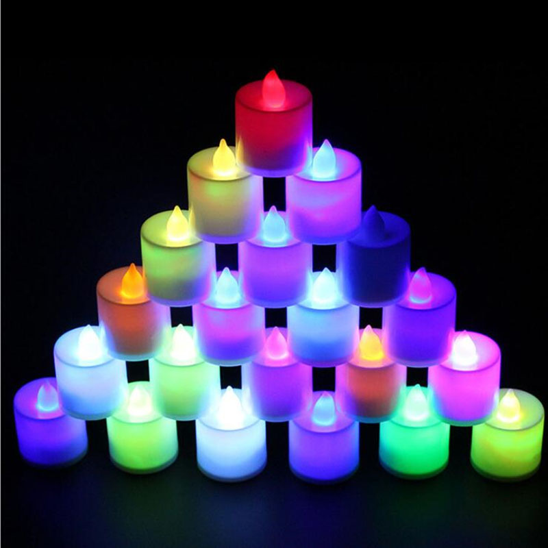 Đèn LED Hình Ngọn Lửa Nhiều Màu Sắc Sáng Tạo Dùng Để Trang Trí Tiệc Cưới/Sinh Nhật