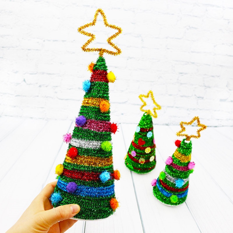 Combo 3 dây nhũ, kim tuyến nhiều màu bó hoa trang trí, làm đồ handmade siêu xinh