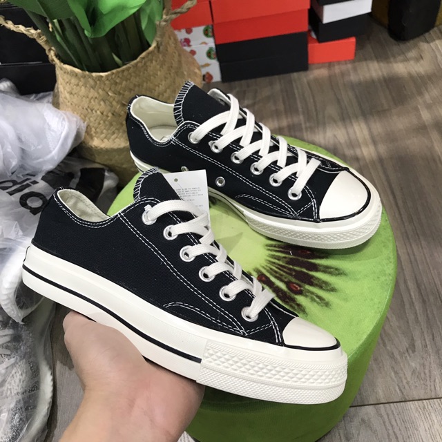 Giày thể thao classic mũi bóng lót xanh đen thấp đủ size 36-43