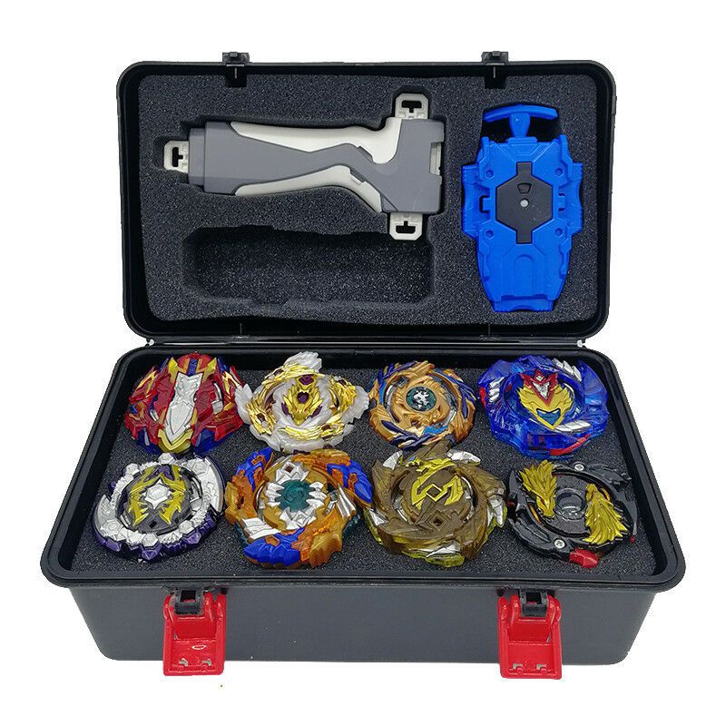 8 Món đồ chơi con quay Beyblade Burst + hộp mang đi
