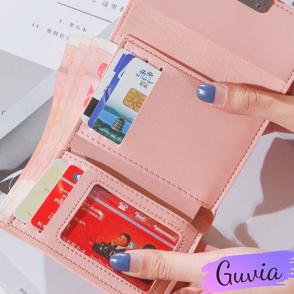 [Mã WAMT2405 giảm 10K đơn 0K] Ví mini đựng thẻ đựng tiền cao cấp GT75 Ví nữ khóa chiếc lá đẹp | BigBuy360 - bigbuy360.vn