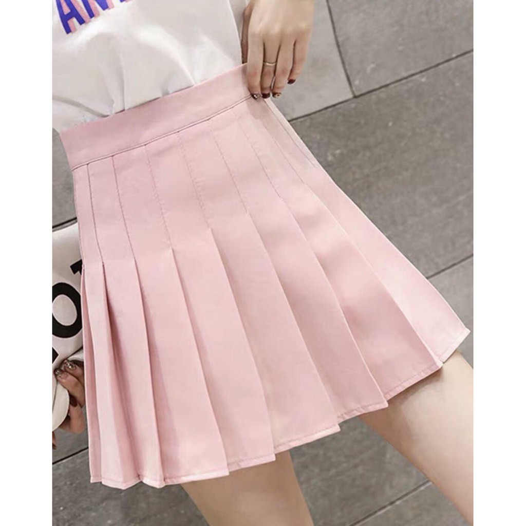 127B1 Chân váy xếp ly tennis trơn, có lót dày dặn, không sợ lộ | BigBuy360 - bigbuy360.vn