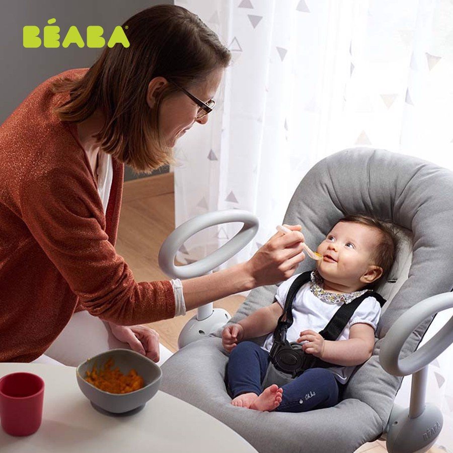 Ghế Rung Điều Chỉnh Độ Cao Up &amp; Down Béaba Cho Bé Thích Thú Hơn Khi Nằm Chơi