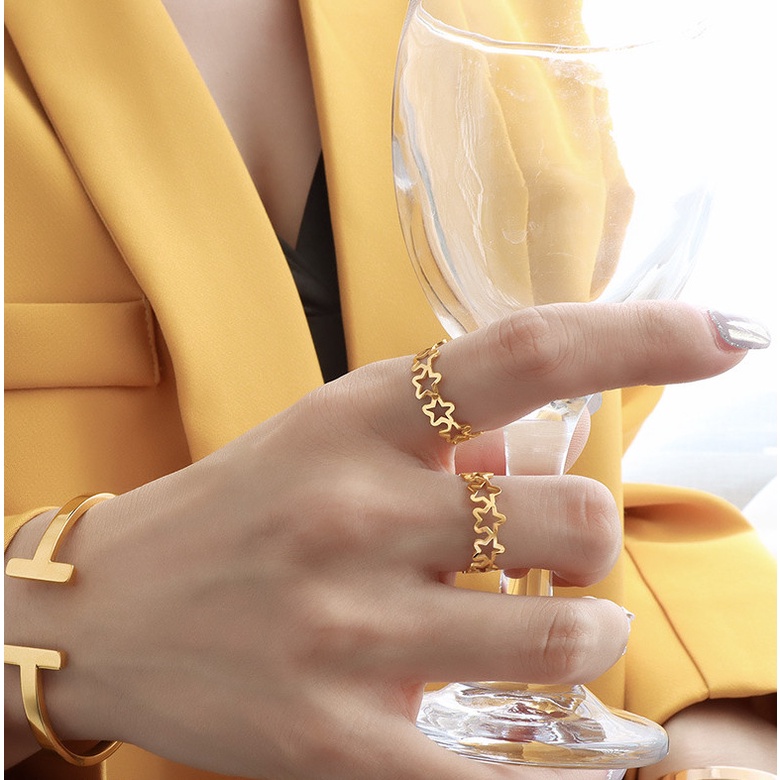 Nhẫn Ngôi Sao Titan Ko Han Rỉ TT 3936