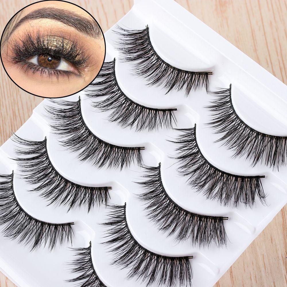 MAXG Set 5 Cặp Lông Mi Giả Nhiều Lớp Có Thể Tái Sử Dụng