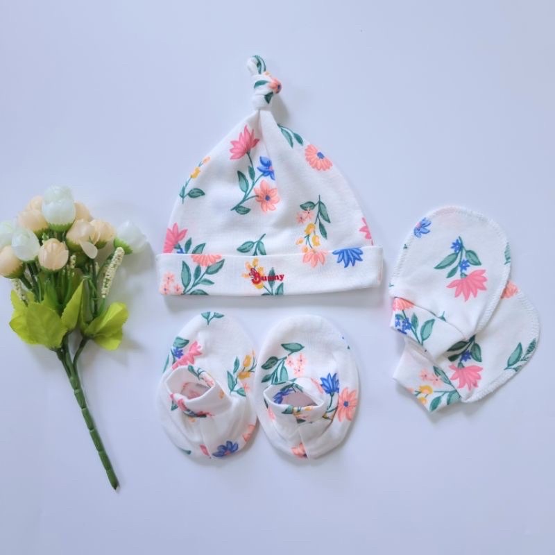 Set nón và bao tay chân sơ sinh