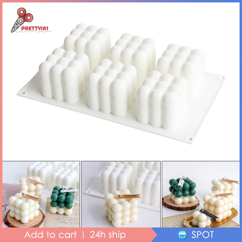 Khuôn Silicone Làm Bánh / Xà Phòng / Nến Diy Tiện Dụng