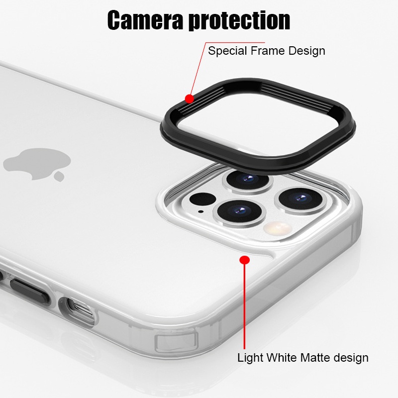 Ốp điện thoại màu trơn sang trọng chống sốc cho iPhone 11 11 pro max xs xr 7 8 se 2020 plus | BigBuy360 - bigbuy360.vn