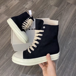 Giày 𝗥𝗶𝗰𝗸 𝗢𝘄𝗲𝗻 cổ cao [ Nhận quà 🔥 ] Giày Ro cổ cao đế thơm khử mùi