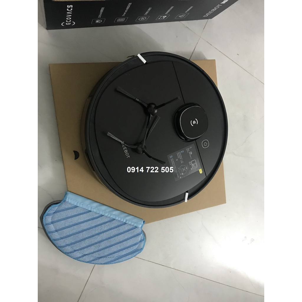 Ecovacs T5 max, Ecovacs deebot DX65,  Robot hút bụi lau nhà, hàng mới 100%, nguyên seal, VIETNAM ROBOTECH